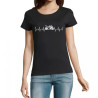 t-shirt moto électrocardiogramme
