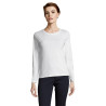 t-shirt blanc imperial lsl women personnalisable