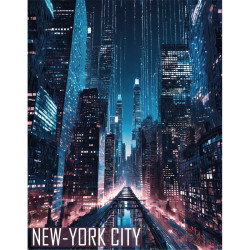 T shirt New York City - pour homme - Atypics