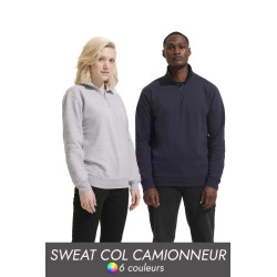 Sweat col camionneur personnalisable sol's conrad