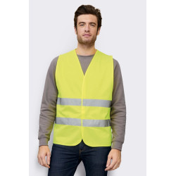 Gilet de sécurité unisexe fluo