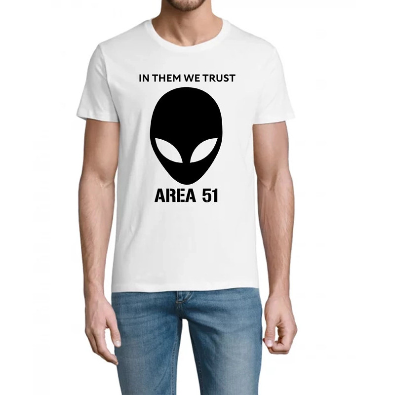 T shirt area 51 blanc Atypics pour homme
