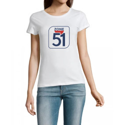 T-Shirt Zone 51 - pour femme