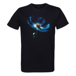 t-shirt homme imprimé fleur de lotus