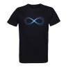 t-shirt homme noir signe infini