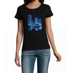 T Shirt manhattan city pour femme