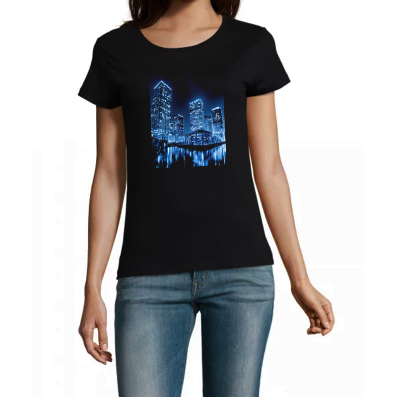 T Shirt manhattan city pour femme