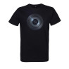 t-shirt disque vinyle homme couleur noir