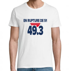 T-shirt 49.3 rupture 51