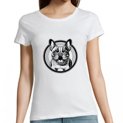 T-Shirt Bouledogue français - pour femme