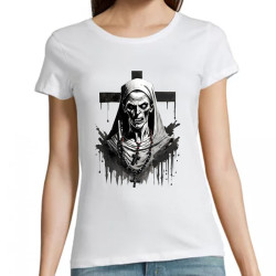 T Shirt Nonne Maléfique - pour femme