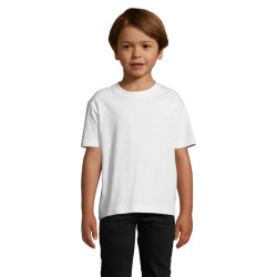 t-shirt personnalisable imperial kids blanc
