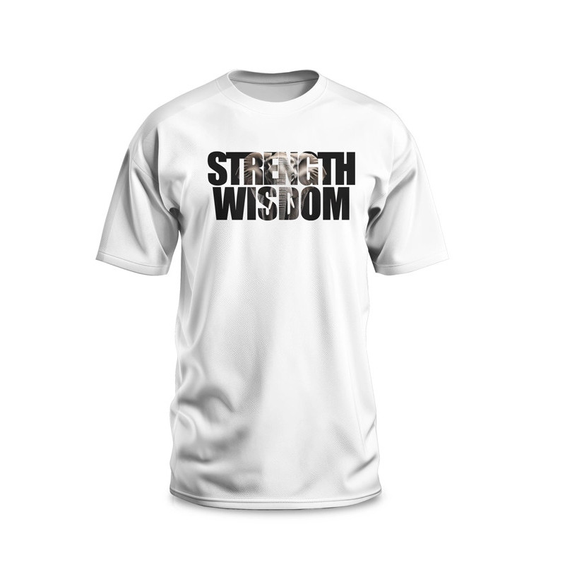 T-shirt STRENGTH WISDOM " animal totem" Homme