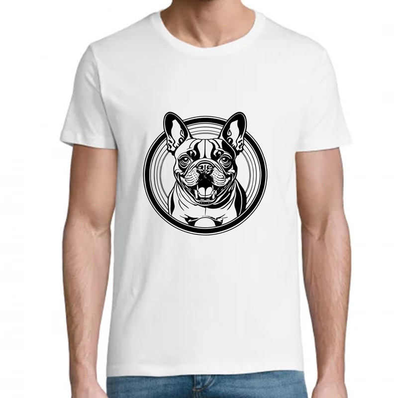 T-shirt Bouledogue Français pour homme