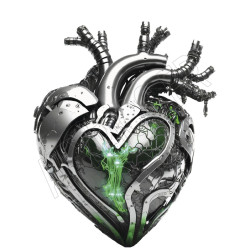 T Shirt coeur méca - pour Homme - Atypics