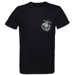 T shirt coeur méca