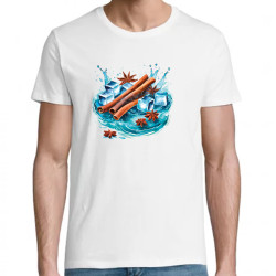 T Shirt pastis - pour Homme - Atypics