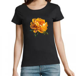 T Shirt Pivoine pour femme