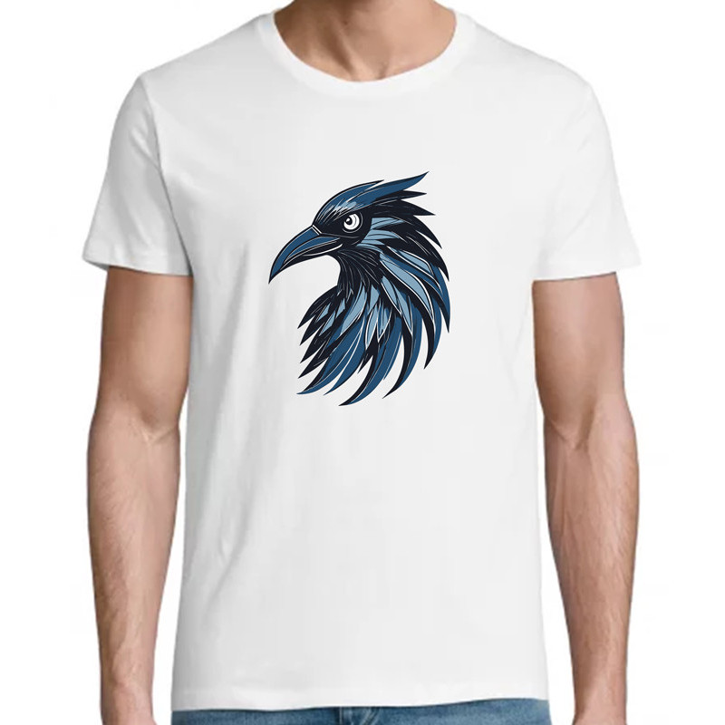 T Shirt corbeau - pour Homme - Atypics
