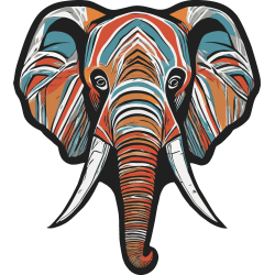 T Shirt éléphant - pour Homme - Atypics