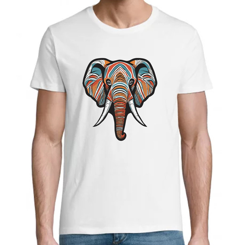 T Shirt éléphant - pour Homme - Atypics