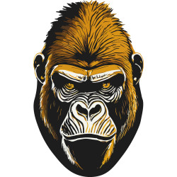 T Shirt gorille - pour Homme - Atypics