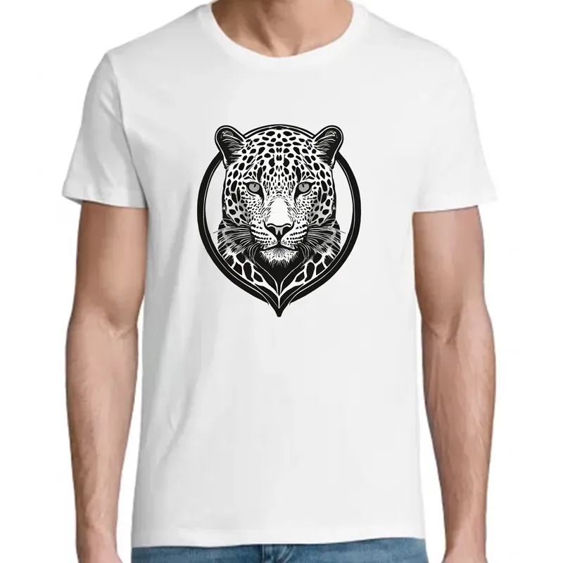 T Shirt léopard - pour Homme - Atypics