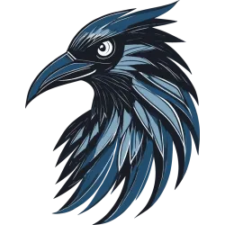 T Shirt corbeau - pour Homme - Atypics