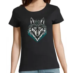 T Shirt loup wolf- pour femme