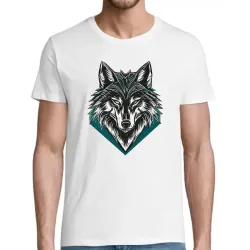 T Shirt loup wolf- pour Homme - Atypics
