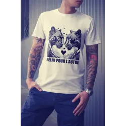 t shirt fait l'un pour l'autre