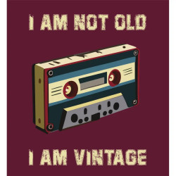 t shirt "I am not old, I am vintage" - pour homme - Atypics