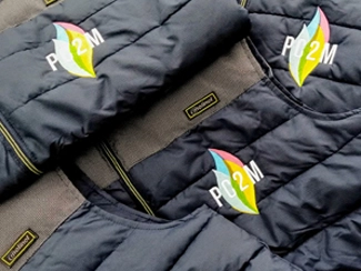 Doudoune sans manche personnalisée