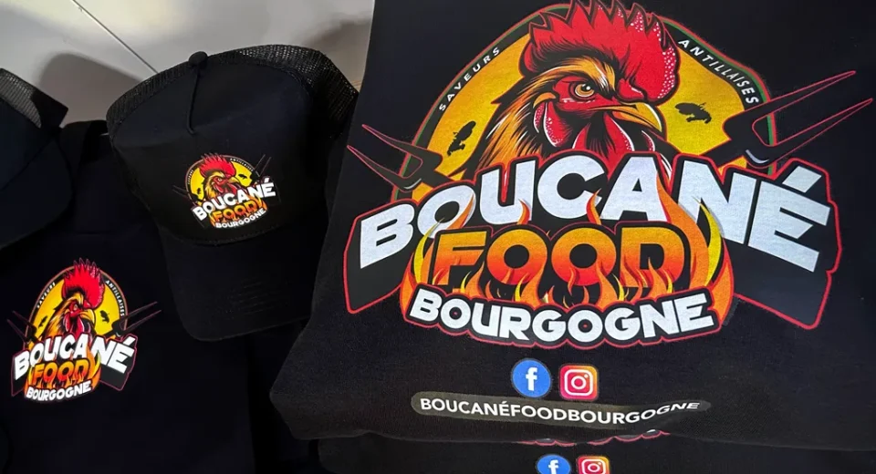 transfert DTF sur casquette sweat et t shirt