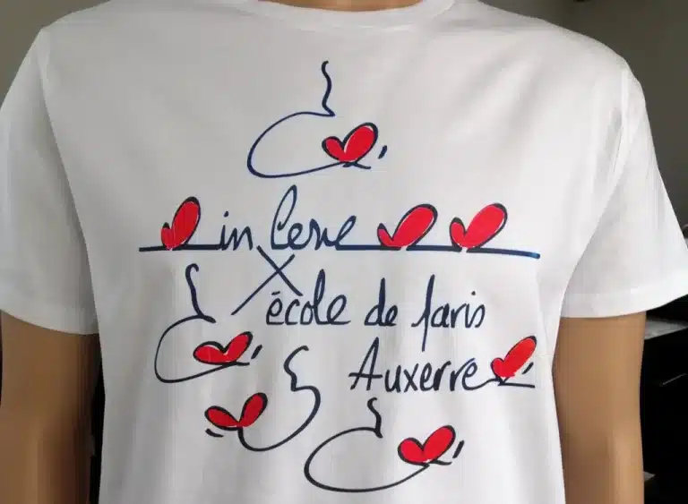 tshirt impression dtf artiste InLove